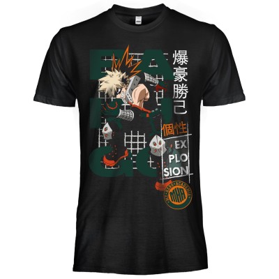 T SHIRT MY HERO ACADEMIA KATUSKI BAKUGO EXPLOSION