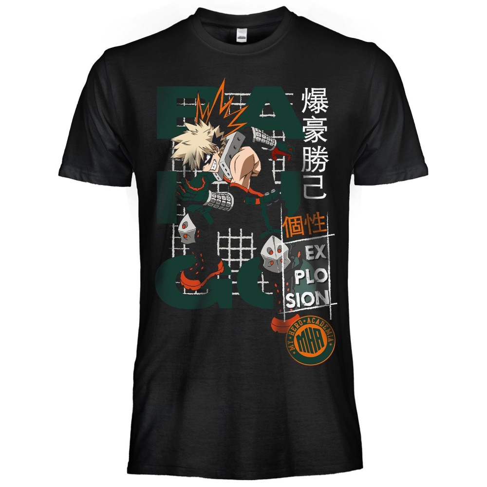 T SHIRT MY HERO ACADEMIA KATUSKI BAKUGO EXPLOSION