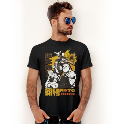 T SHIRT SAKAMOTO DAYS COLLAGE