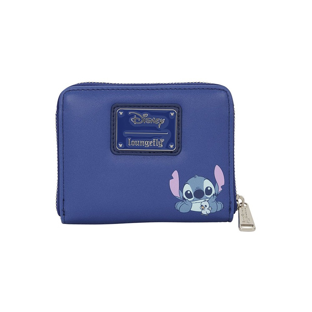LOUNGEFLY DISNEY STITCH SITTING ON THE ROCK WOMAN WALLET ZIP