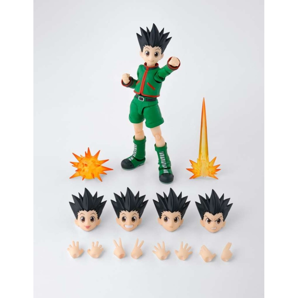 BANDAI HUNTER X HUNTER GON FREECSS S.H. FIGUARTS RE-RUN ACTION FIGURE
