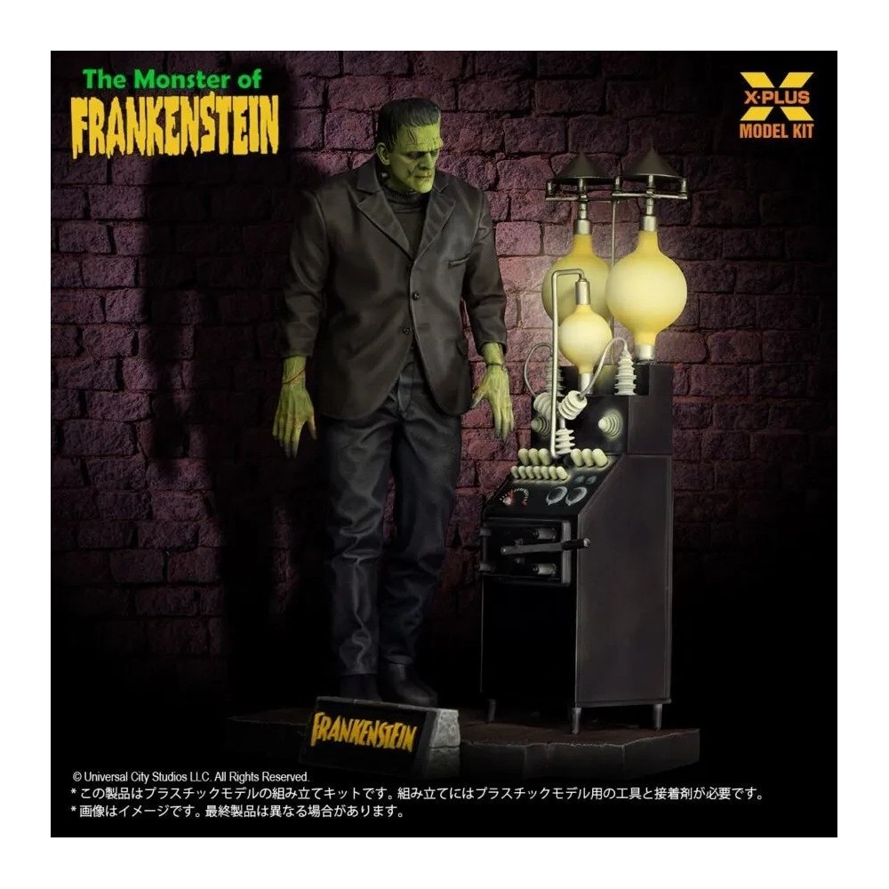 X-PLUS UNIVERSAL MONSTERS THE MONSTER OF FRANKENSTEIN 1/8 SCALE MODEL KIT FIGURE