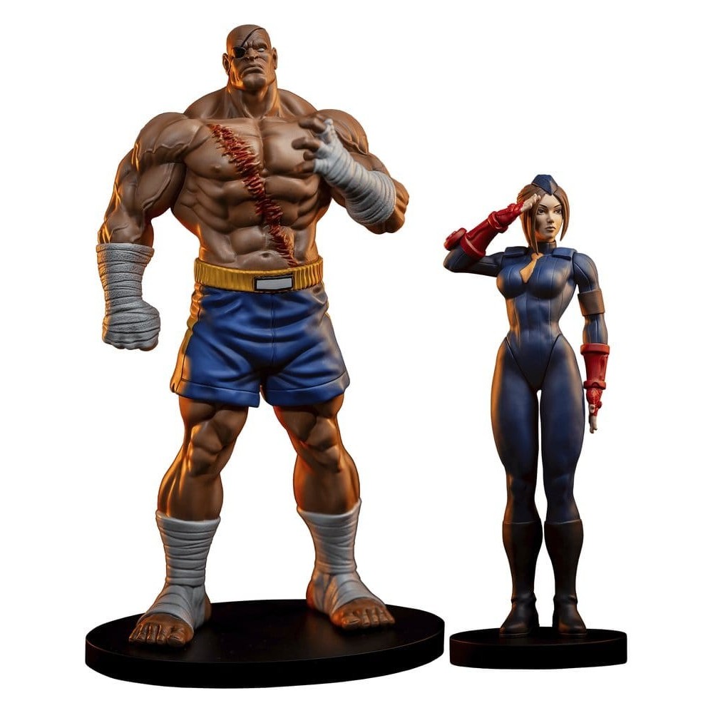STREET FIGHTER SAGAT AND JULI STATUA FIGURE PCS PREMIUM COLLECTIBLES STUDIOS
