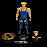 ULTRA STREET FIGHTER II GUILE PLAYER 2 VARIANT ACTION FIGURE JADA TOYS
