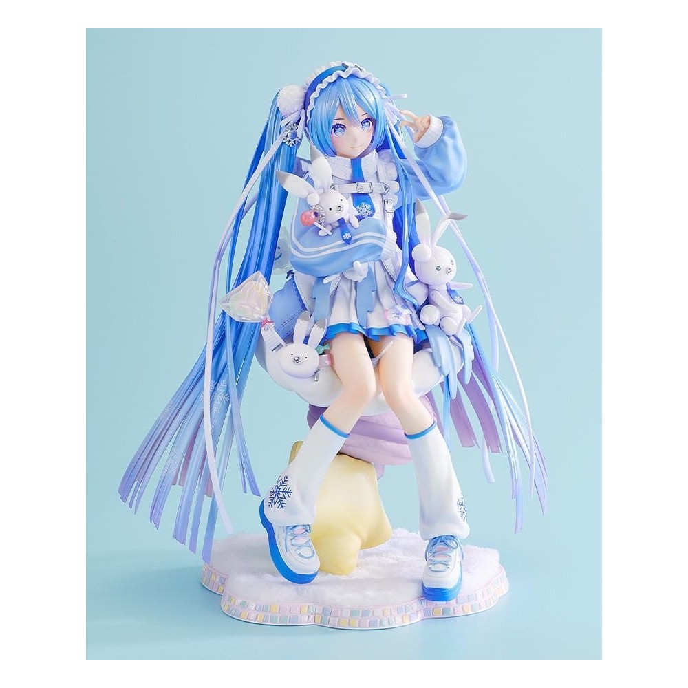 GOOD SMILE COMPANY HATSUNE MIKU SNOW MIKU YUKIIRO POP VERSION 1/7 SCALE FIGURE STATUE