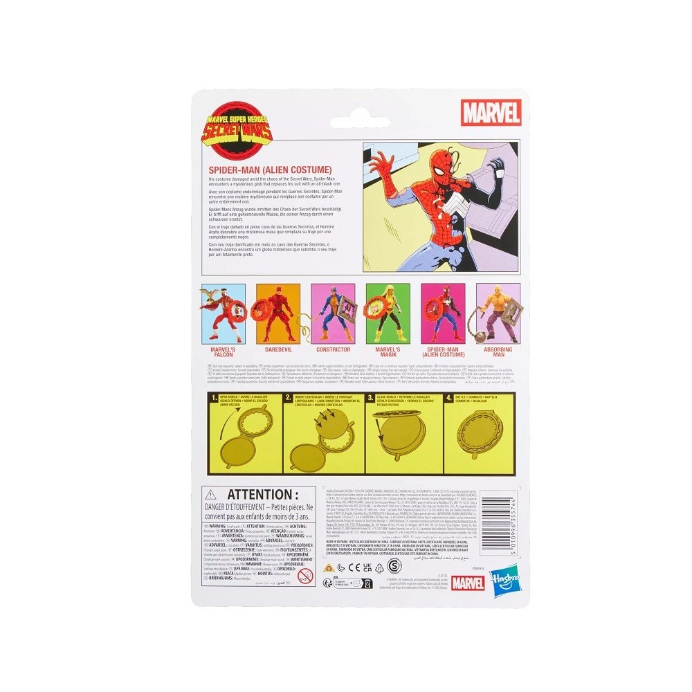 BUY MARVEL LEGENDS SECRET WARS SPIDER-MAN ALIEN COSTUME ACTION FIGURE