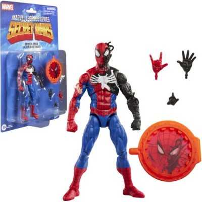 BUY MARVEL LEGENDS SECRET WARS SPIDER-MAN ALIEN COSTUME ACTION FIGURE