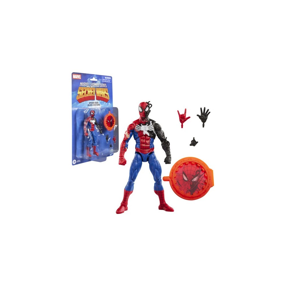 BUY MARVEL LEGENDS SECRET WARS SPIDER-MAN ALIEN COSTUME ACTION FIGURE