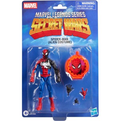 BUY MARVEL LEGENDS SECRET WARS SPIDER-MAN ALIEN COSTUME ACTION FIGURE