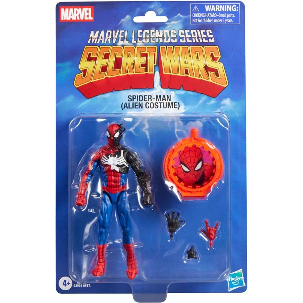 BUY MARVEL LEGENDS SECRET WARS SPIDER-MAN ALIEN COSTUME ACTION FIGURE