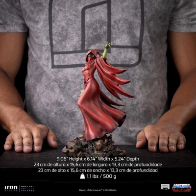 MASTERS OF THE UNIVERSE SHADOW WEAVER ART SCALE STATUA