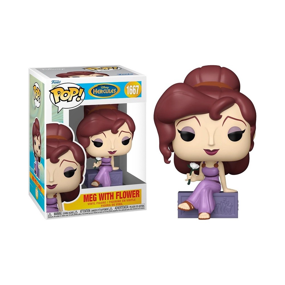 FUNKO POP! DISNEY HERCULES 1667 MEG WITH FLOWER BOBBLE HEAD FIGURE