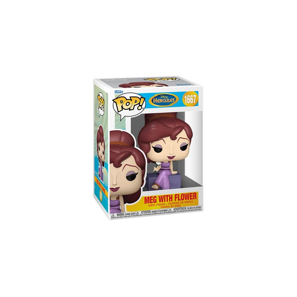 FUNKO POP! DISNEY HERCULES 1667 MEG WITH FLOWER BOBBLE HEAD FIGURE
