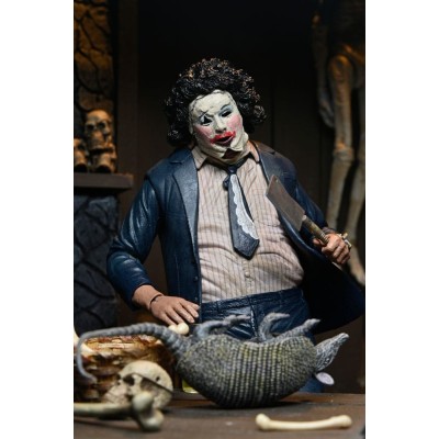 THE TEXAS CHAINSAW MASSACRE ULTIMATE LEATHERFACE PRETTY WOMAN 50TH ANNIVERSARY ACTION FIGURE