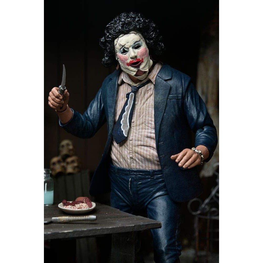 THE TEXAS CHAINSAW MASSACRE ULTIMATE LEATHERFACE PRETTY WOMAN 50TH ANNIVERSARY ACTION FIGURE