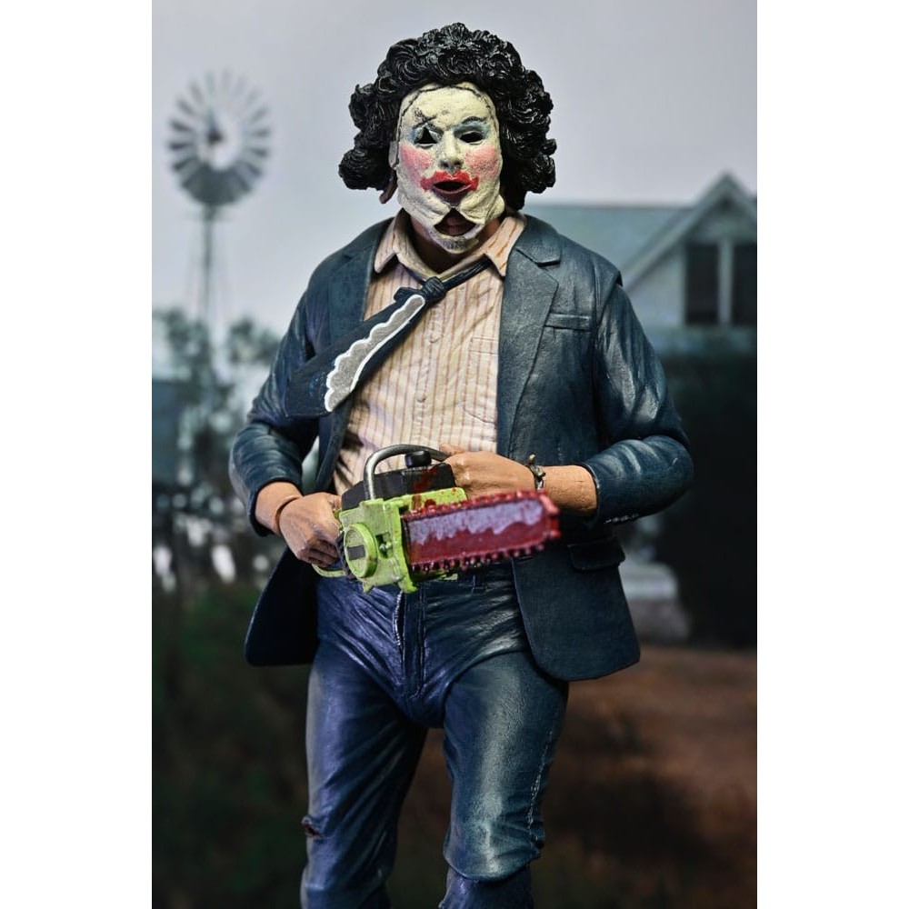 THE TEXAS CHAINSAW MASSACRE ULTIMATE LEATHERFACE PRETTY WOMAN 50TH ANNIVERSARY ACTION FIGURE