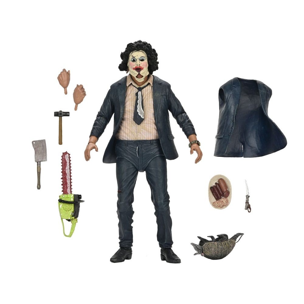 THE TEXAS CHAINSAW MASSACRE ULTIMATE LEATHERFACE PRETTY WOMAN 50TH ANNIVERSARY ACTION FIGURE