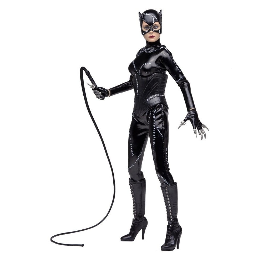 BATMAN RETURNS 1992 CATWOMAN CLOTHED ACTION FIGURE