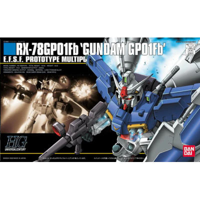 BANDAI HIGH GRADE HGUC GUNDAM RX-78 GP01 1/144 MODEL KIT