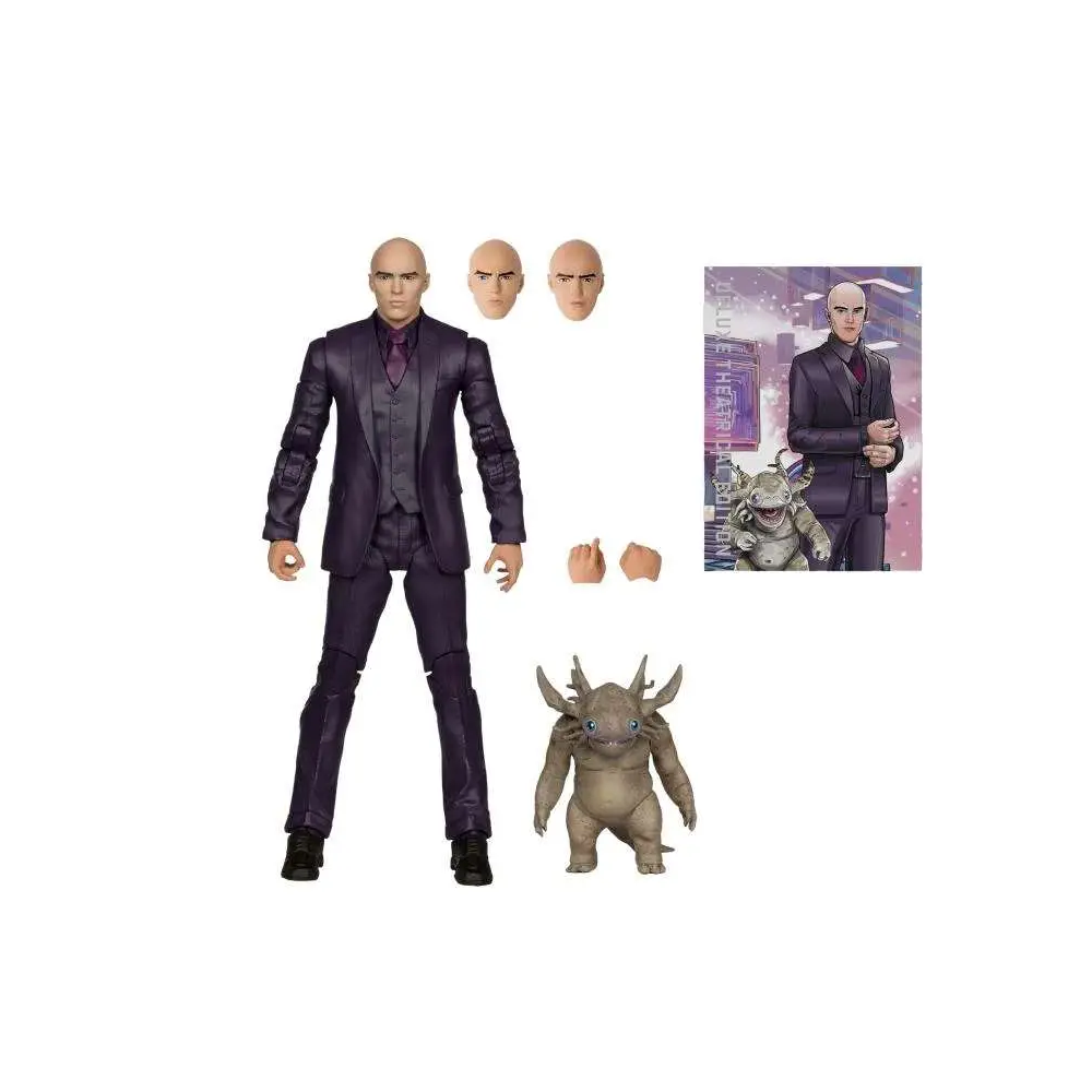 DC THEATRICAL DLX SUPERMAN MOVIE SET 6X ACTION FIGURE