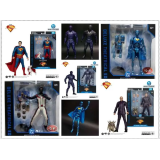 DC THEATRICAL DLX SUPERMAN MOVIE SET 6X ACTION FIGURE