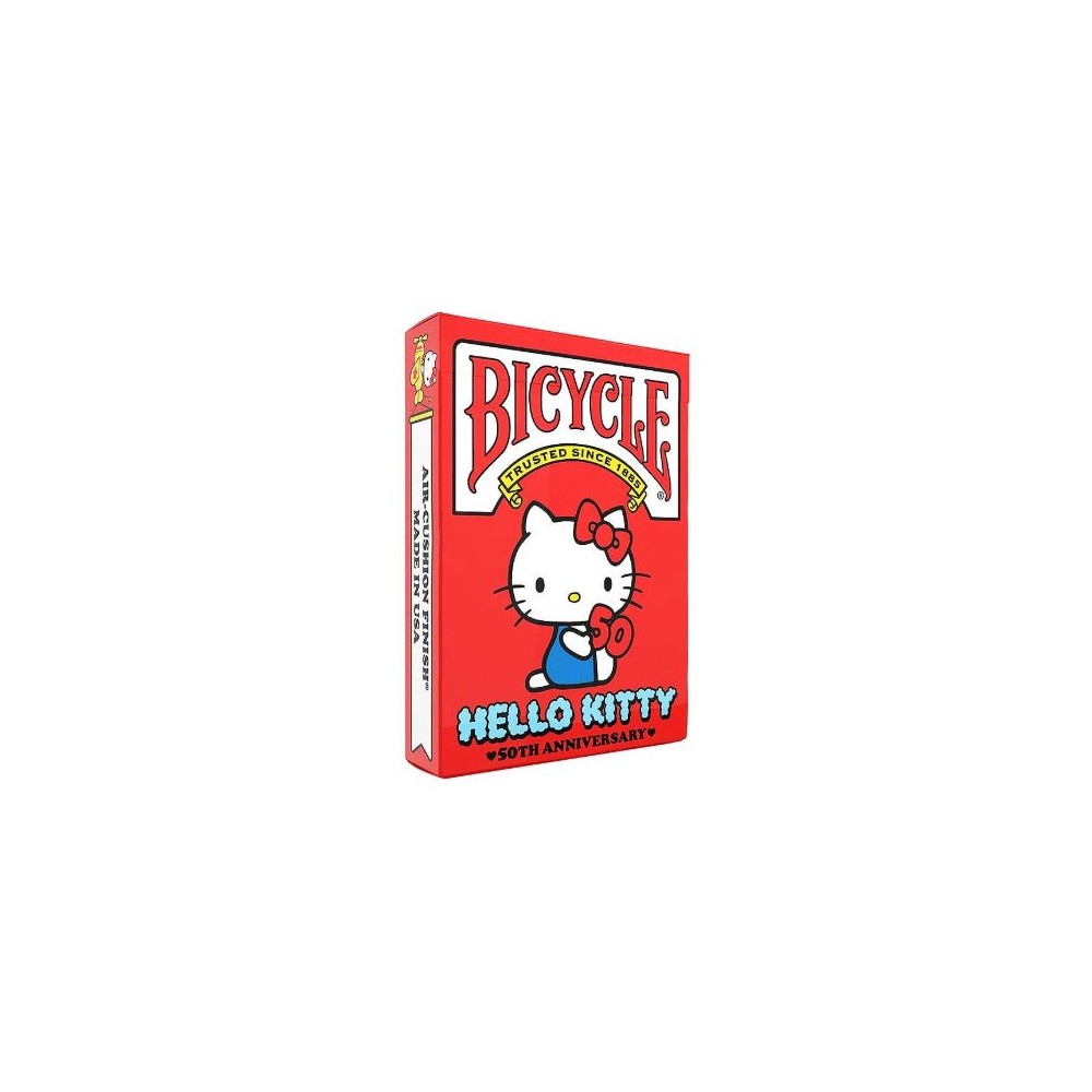 BICYCLE HELLO KITTY 50TH ANNIVERSARY POKER PLAYING CARDS DECK