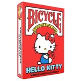 BICYCLE HELLO KITTY 50TH ANNIVERSARY POKER PLAYING CARDS DECK