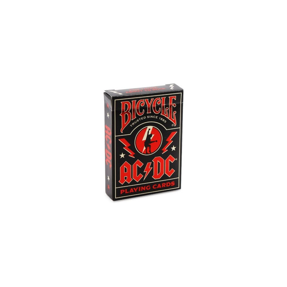 BICYCLE AC/DC POKER PLAYING CARDS MAZZO CARTE DA GIOCO