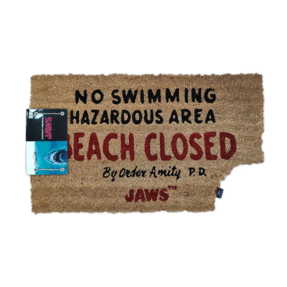 JAWS BEACH CLOSED DOORMAT