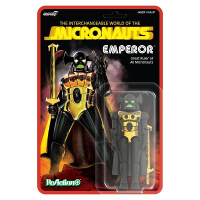 MICRONAUTS EMPEROR REACTION+ WAVE 3 ACTION FIGURE