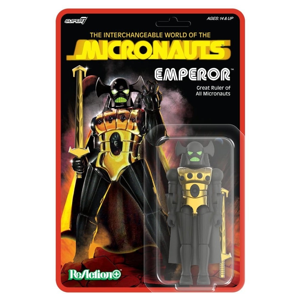 MICRONAUTS EMPEROR REACTION+ ACTION FIGURE