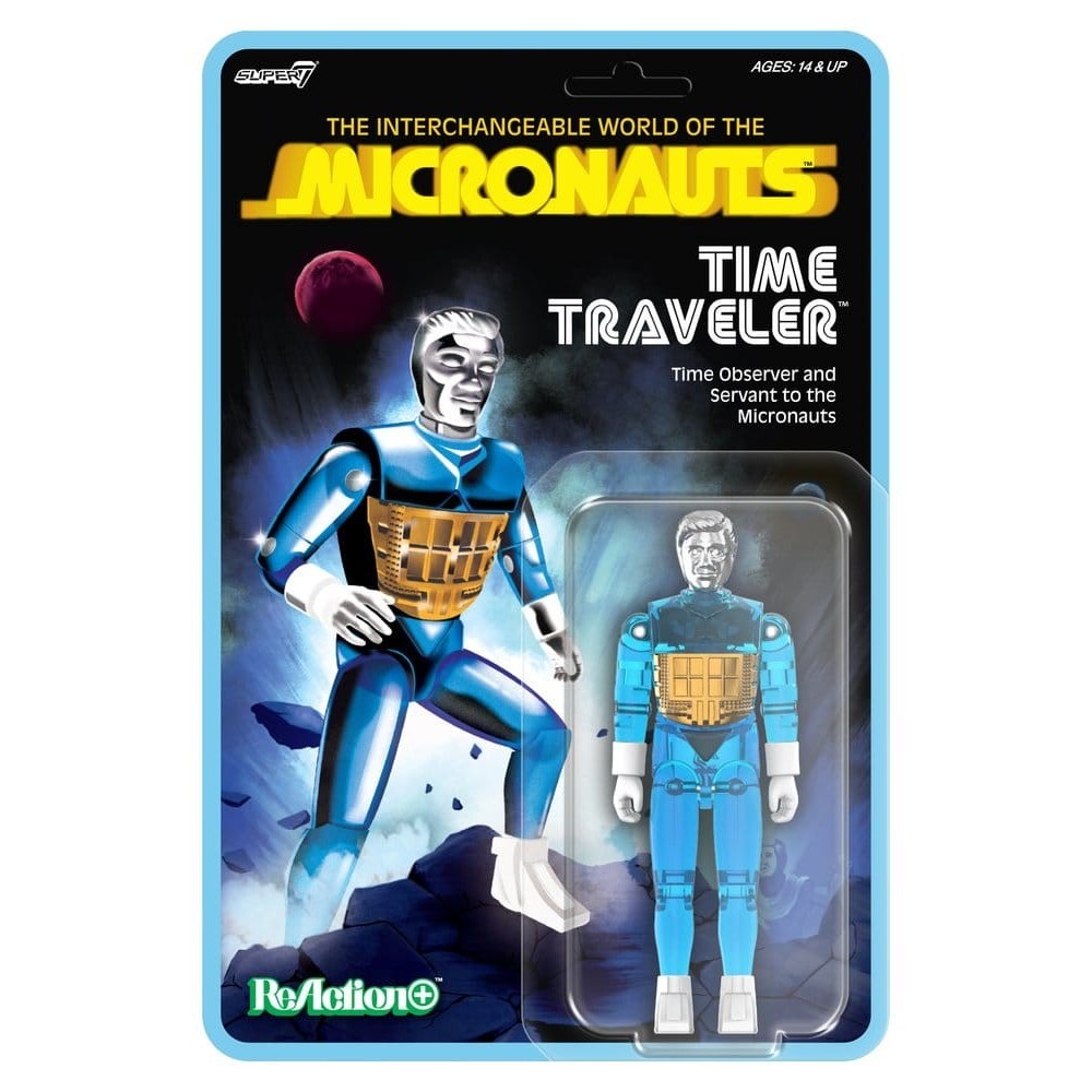 MICRONAUTS TIME TRAVELER REACTION+ ACTION FIGURE