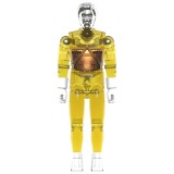 MICRONAUTS TIME TRAVELER YELLOW REACTION+ ACTION FIGURE