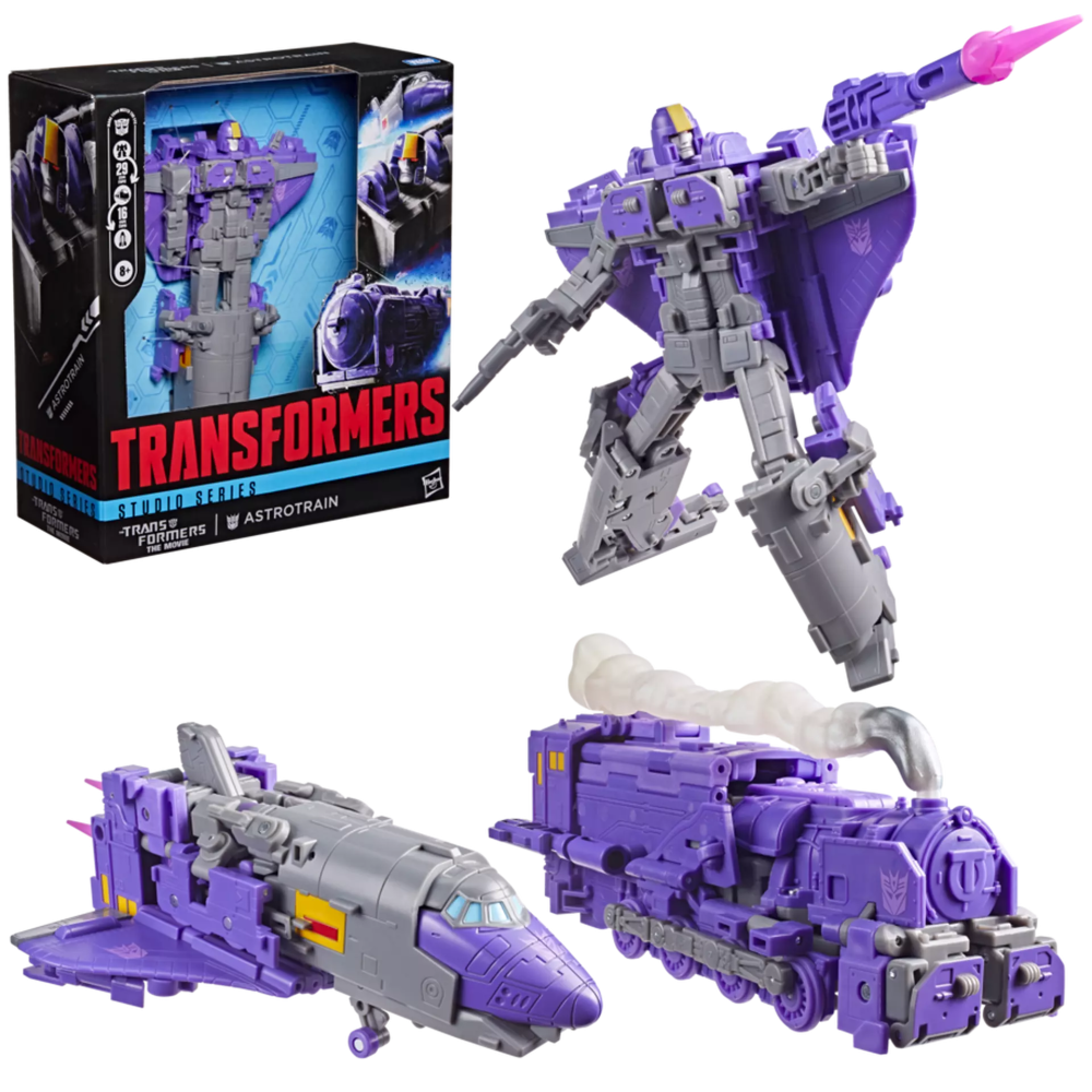 TRANSFORMERS STUDIO SERIES ASTROTRAIN PVC ACTION FIGURE