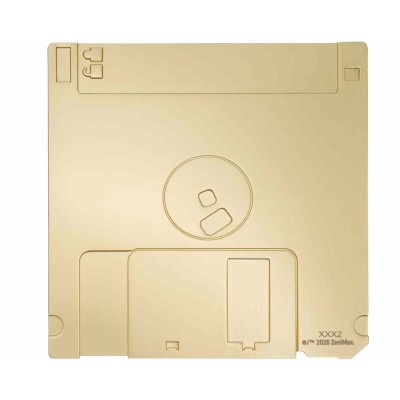 DOOM COMMEMORATIVE FLOPPY DISC GOLD LIMITED REPLICA