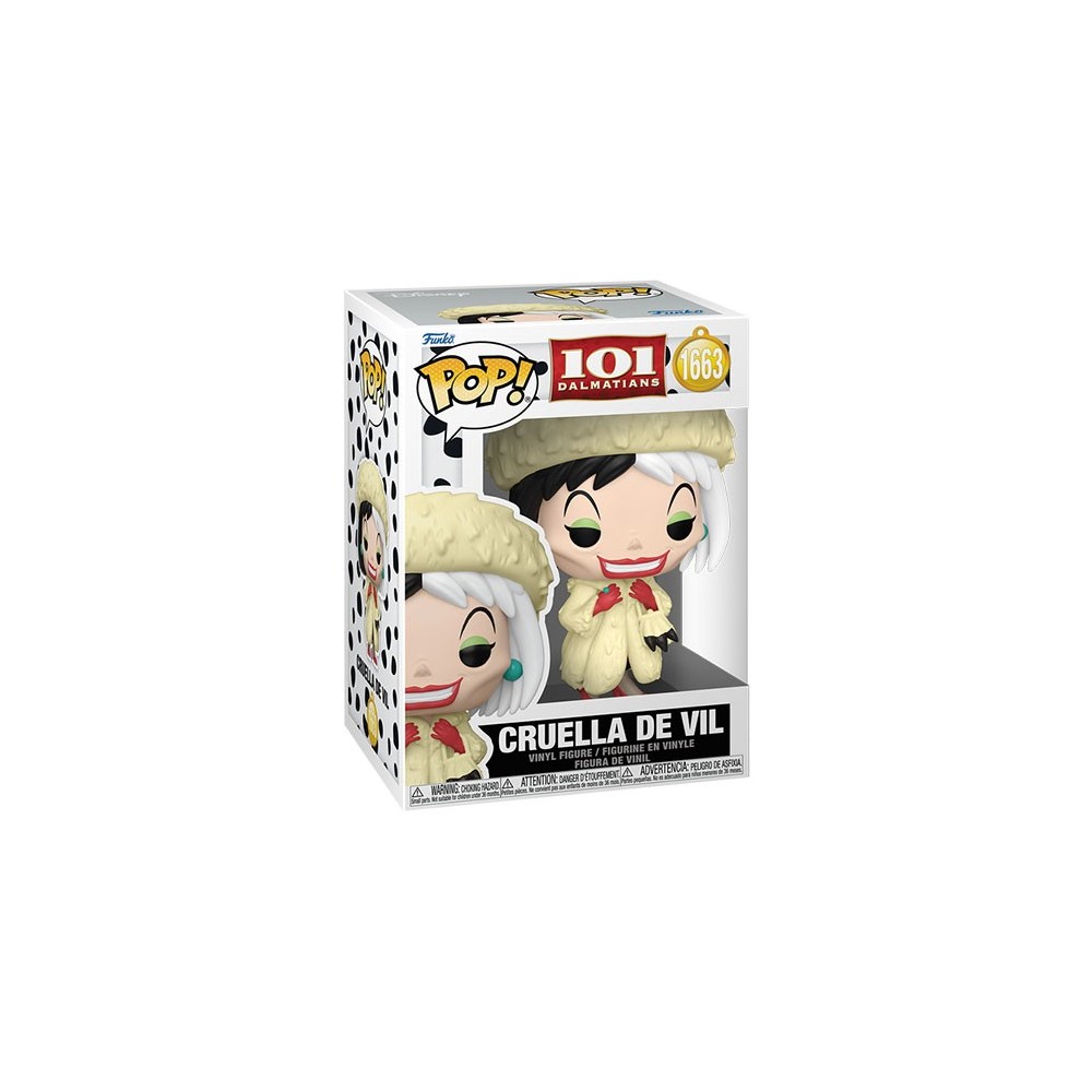 FUNKO POP! LA CARICA DEI 101 CRUDELIA DEMON 1663 BOBBLE HEAD FIGURE