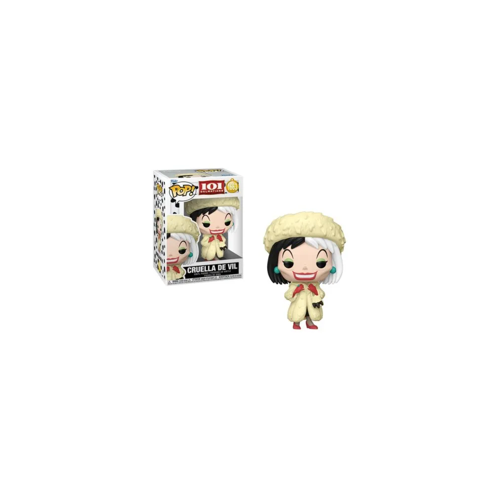 BUY FUNKO POP! 101 DALMATIANS CRUELLA DE VIL 1663 BOBBLE HEAD FIGURE