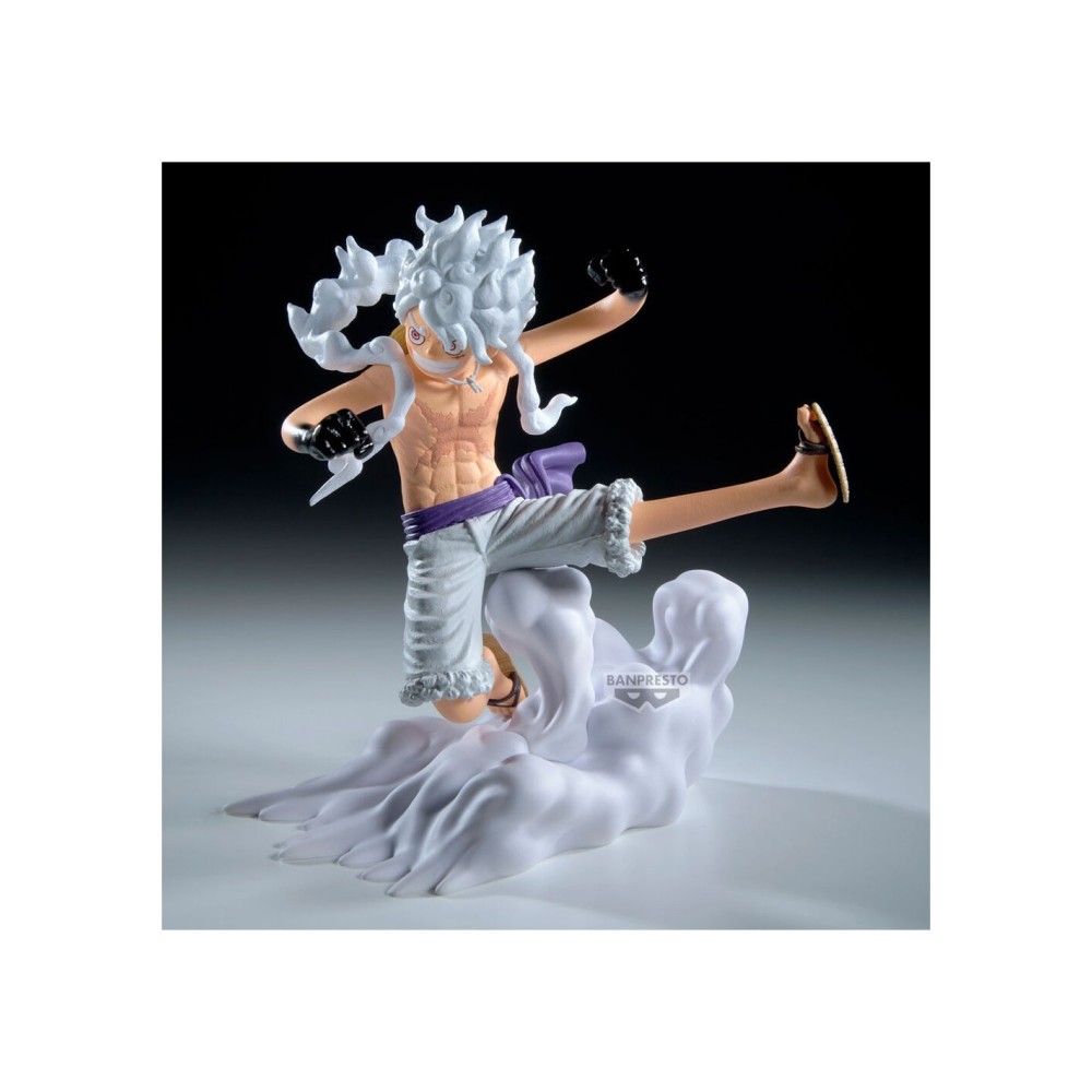 BANPRESTO ONE PIECE LUFFY GEAR 5 SENKOZEKKEI STATUA FIGURE