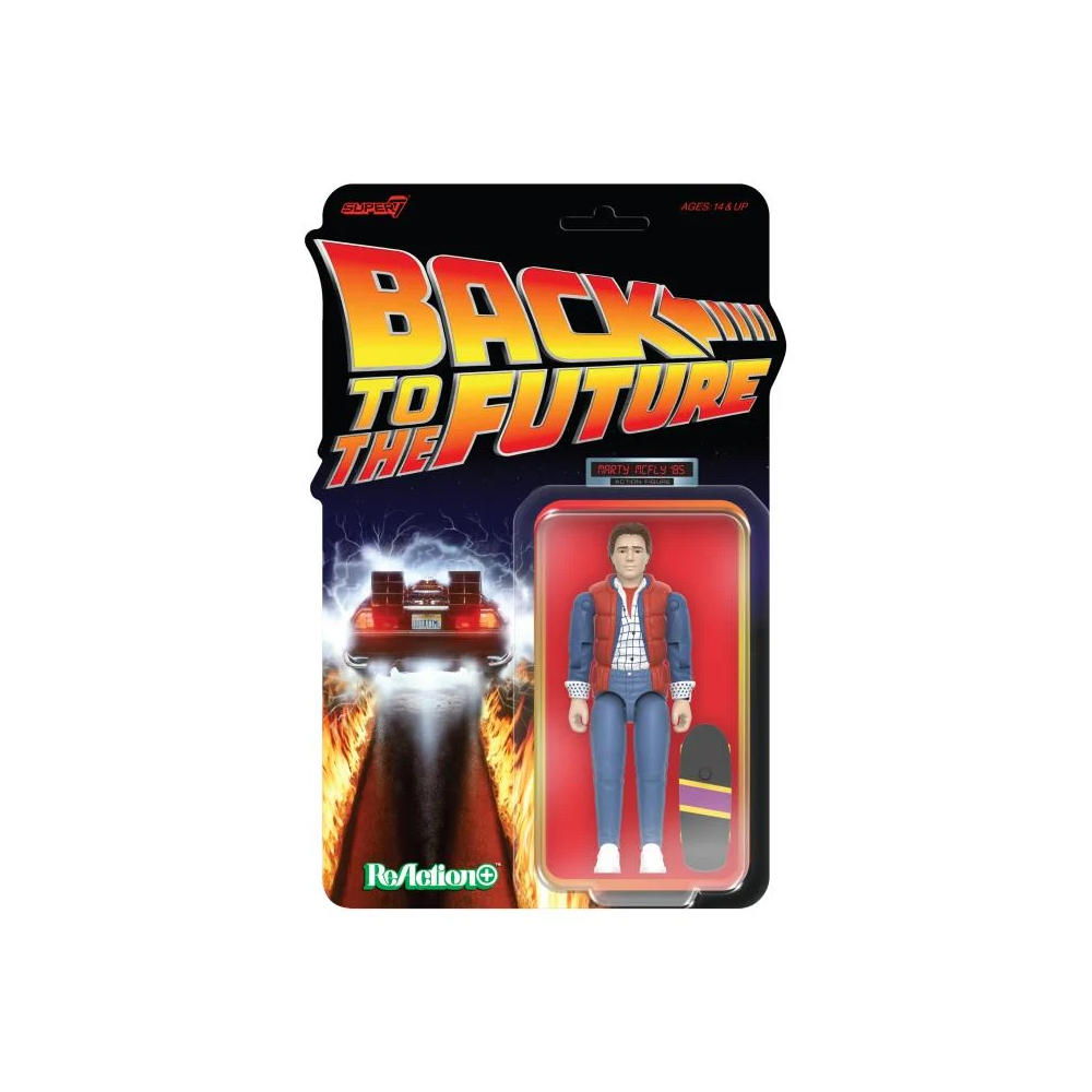 BACK TO THE FUTURE MARTY MCFLY '85 REACTION+ ACTION FIGURE