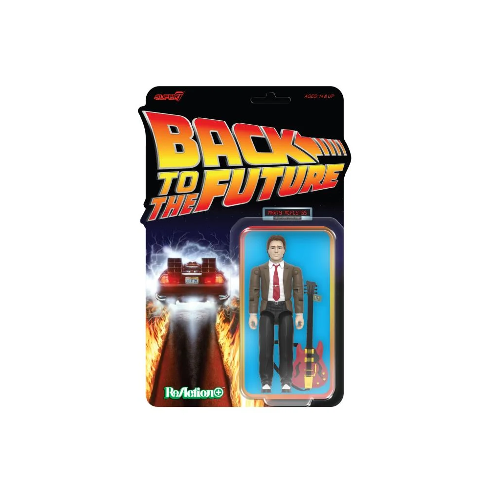 BACK TO THE FUTURE MARTY MCFLY '55 REACTION+ ACTION FIGURE