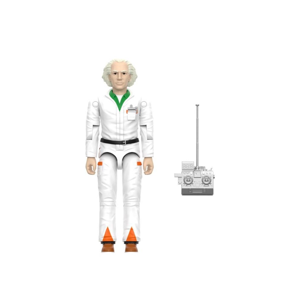 BACK TO THE FUTURE DOC BROWN REACTION+ ACTION FIGURE