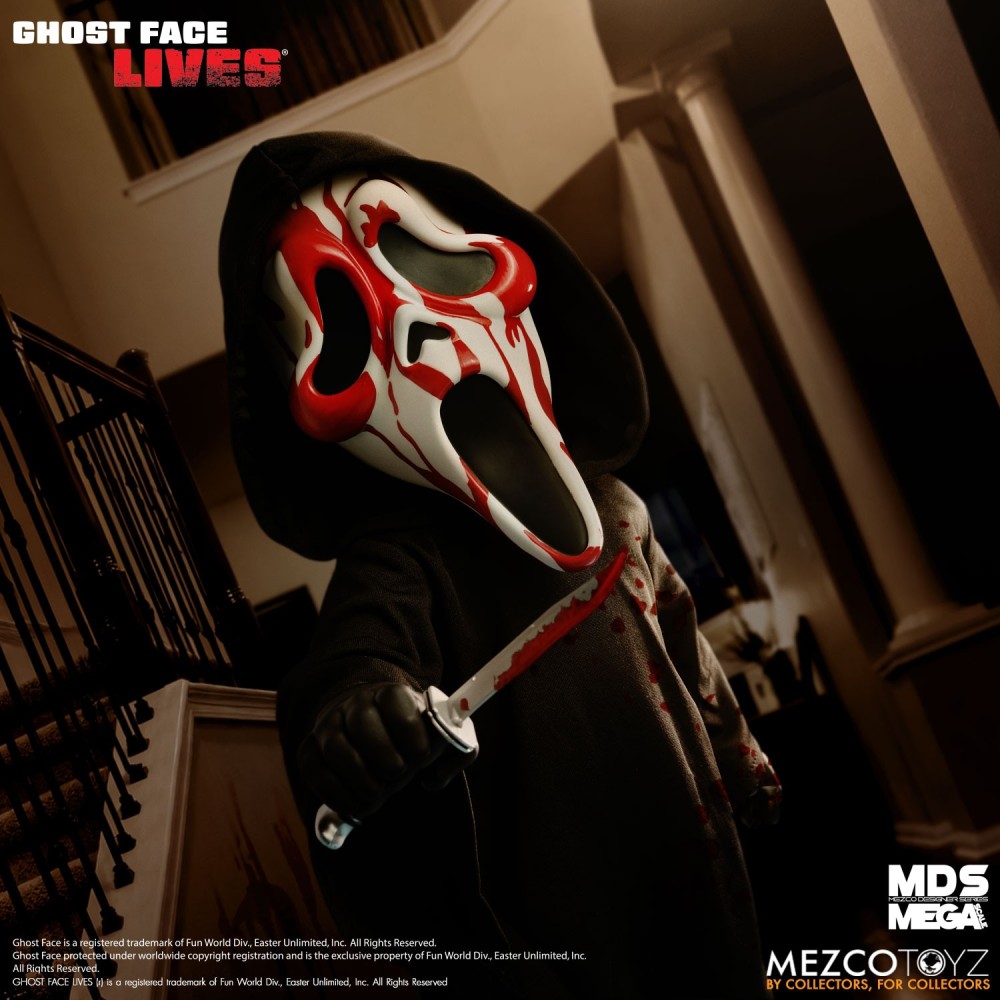 MDS MEGA SCALE SCREAM BLOODY GHOST FACE ACTION FIGURE