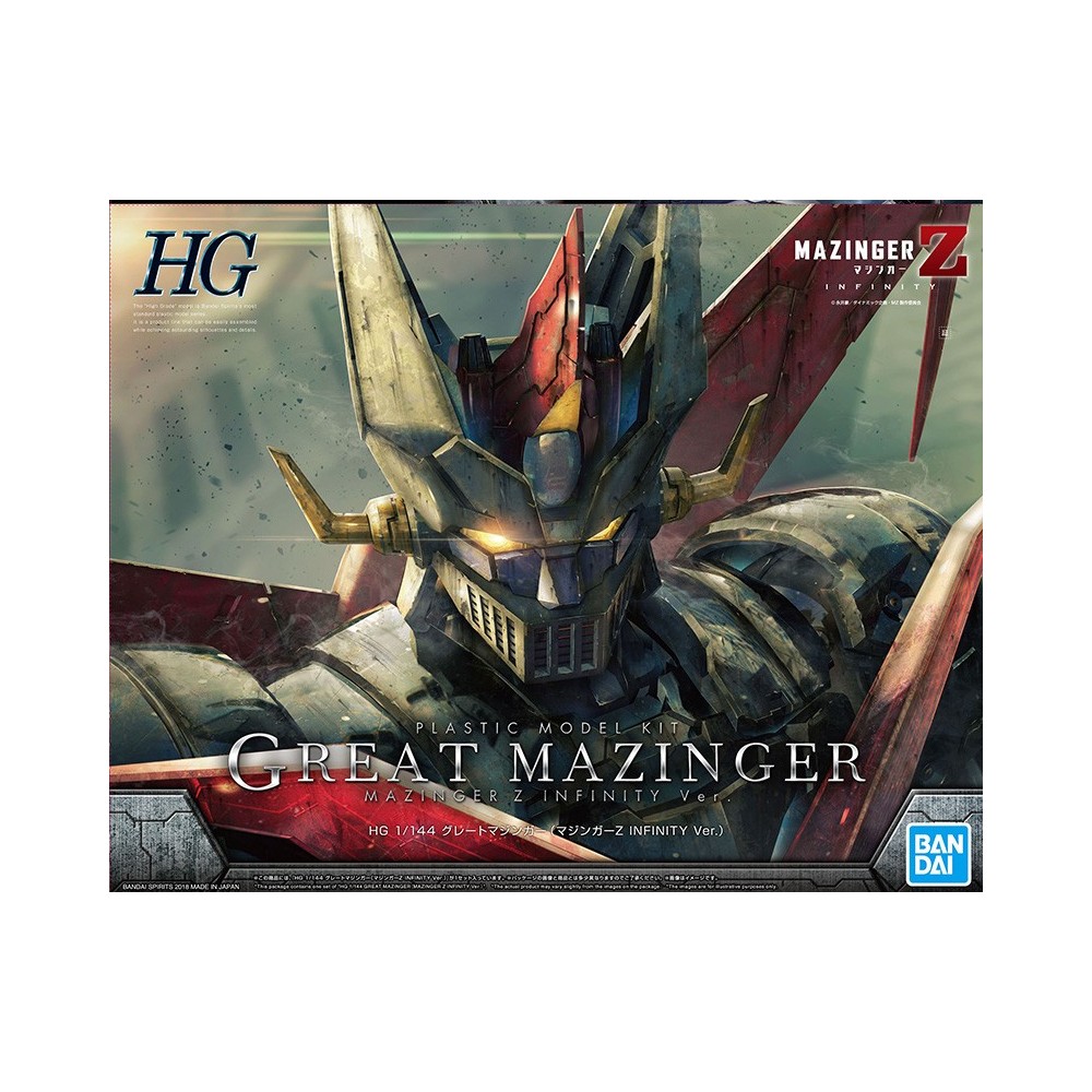BANDAI HIGH GRADE HG - GREAT MAZINGER INFINITY MODEL KIT 1/144 ACTION FIGURE