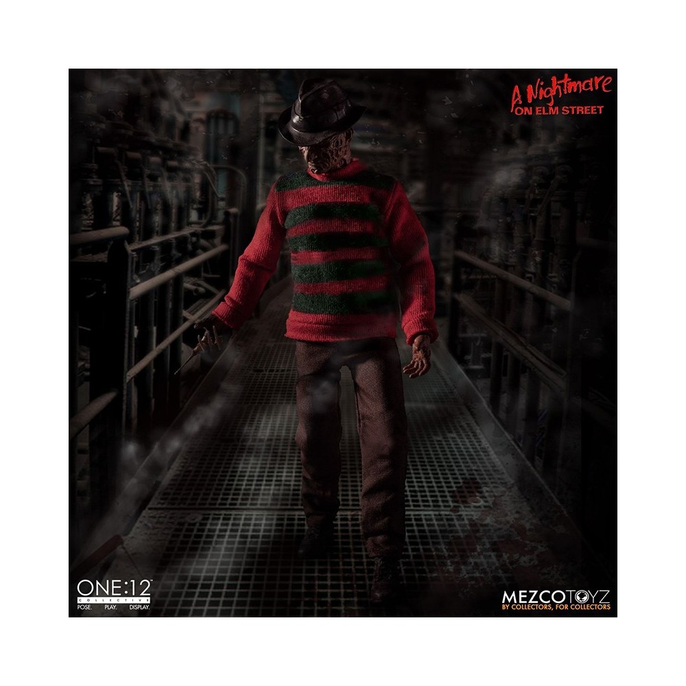 A NIGHTMARE ON ELM STREET - FREDDY KRUEGER CLOTH ONE:12 ACTION FIGURE MEZCO TOYS