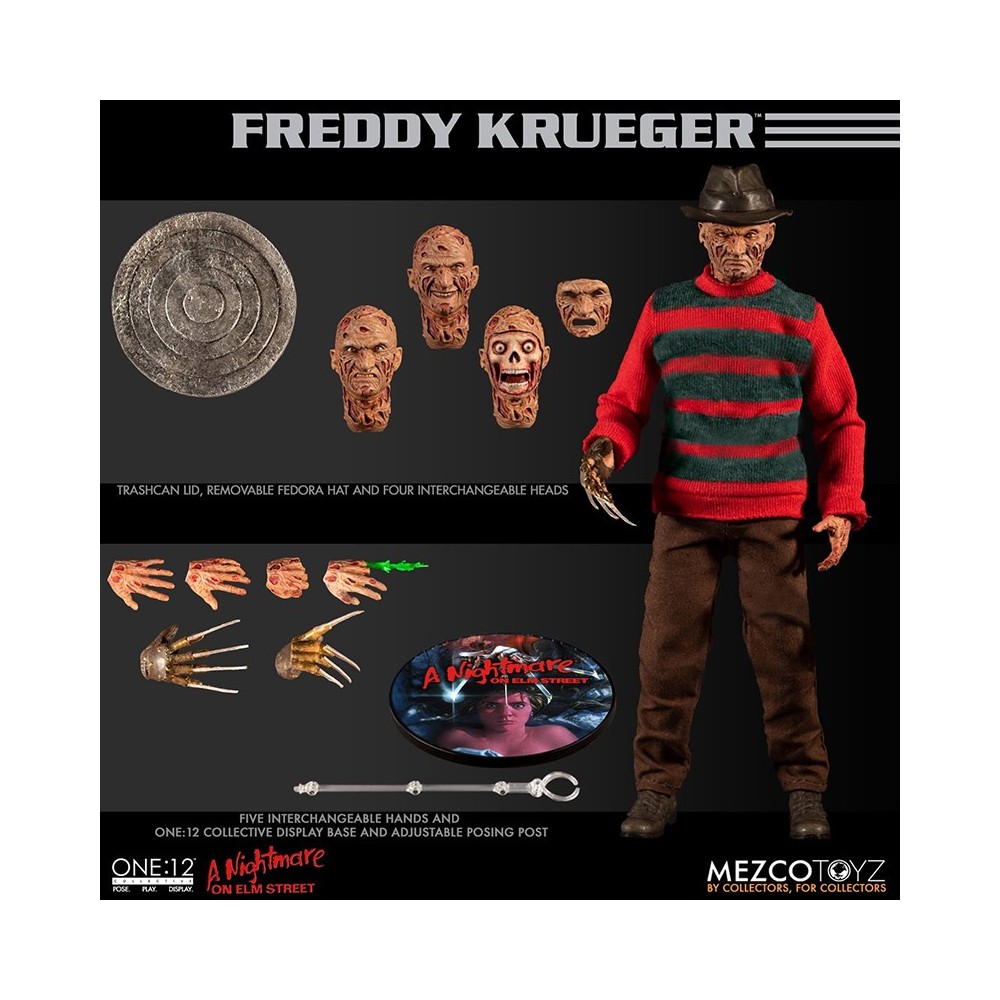 A NIGHTMARE ON ELM STREET - FREDDY KRUEGER CLOTH ONE:12 ACTION FIGURE MEZCO TOYS