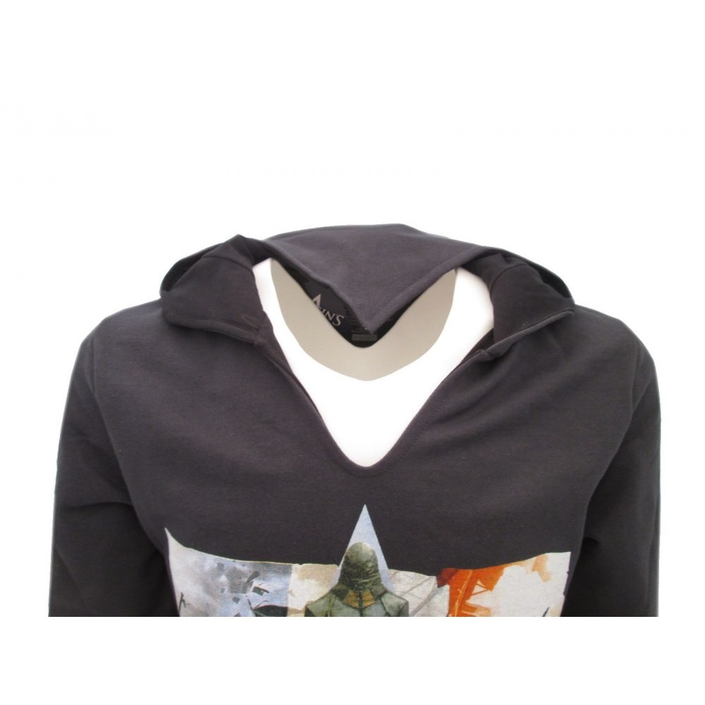 FELPA HOODIE ASSASSIN'S CREED UNITY GRIGIA