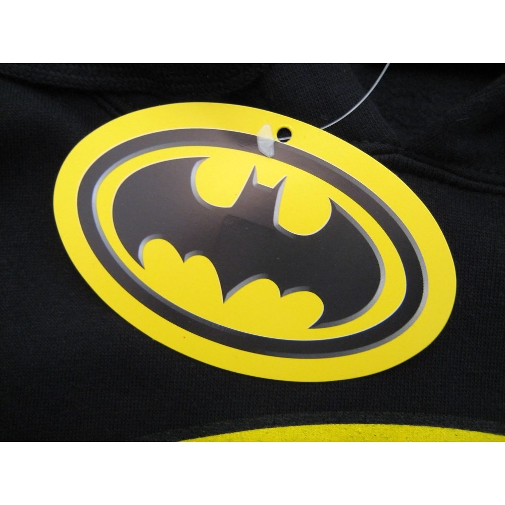 FELPA HOODIE BATMAN LOGO NERA