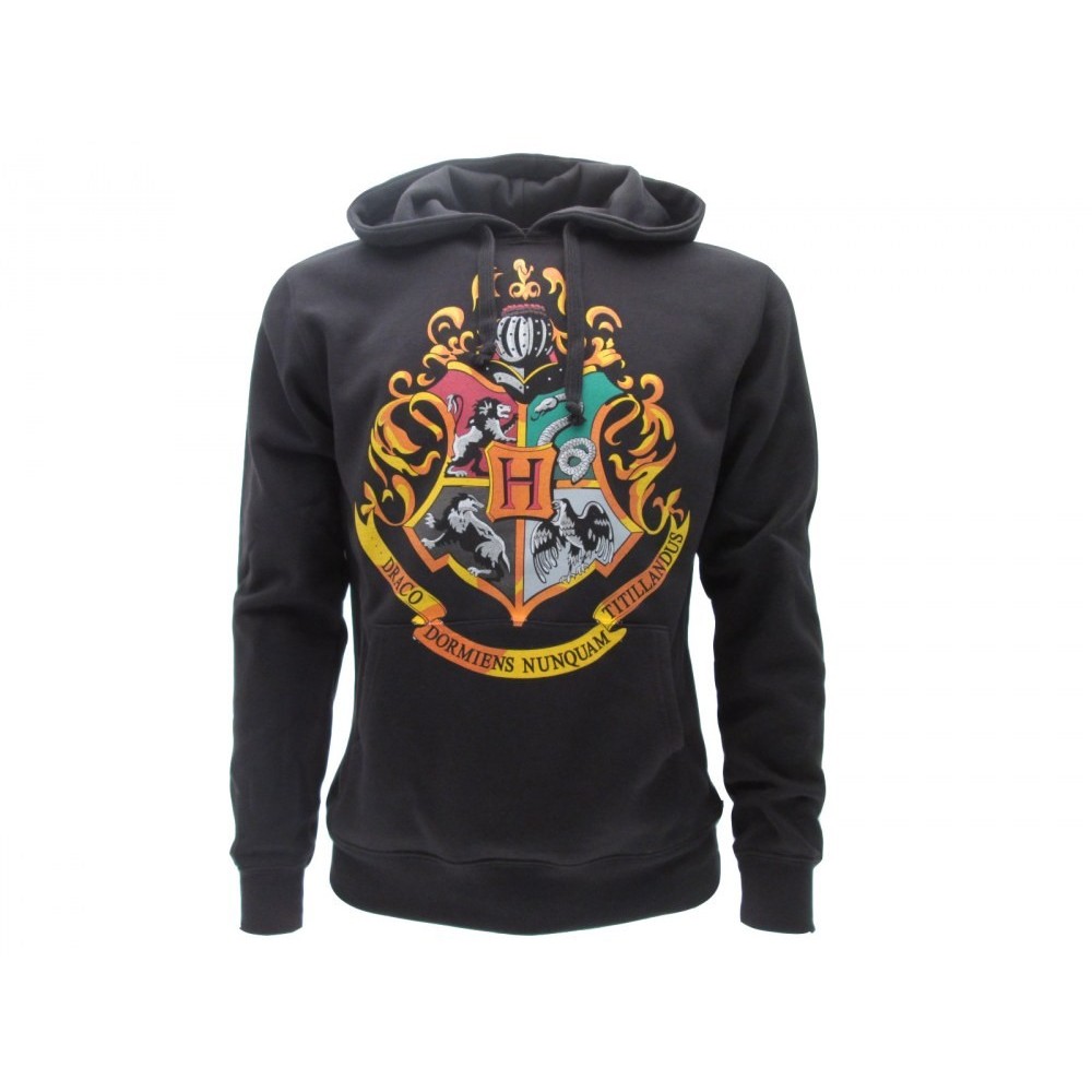 FELPA HOODIE HARRY POTTER HOGWARTS NERA