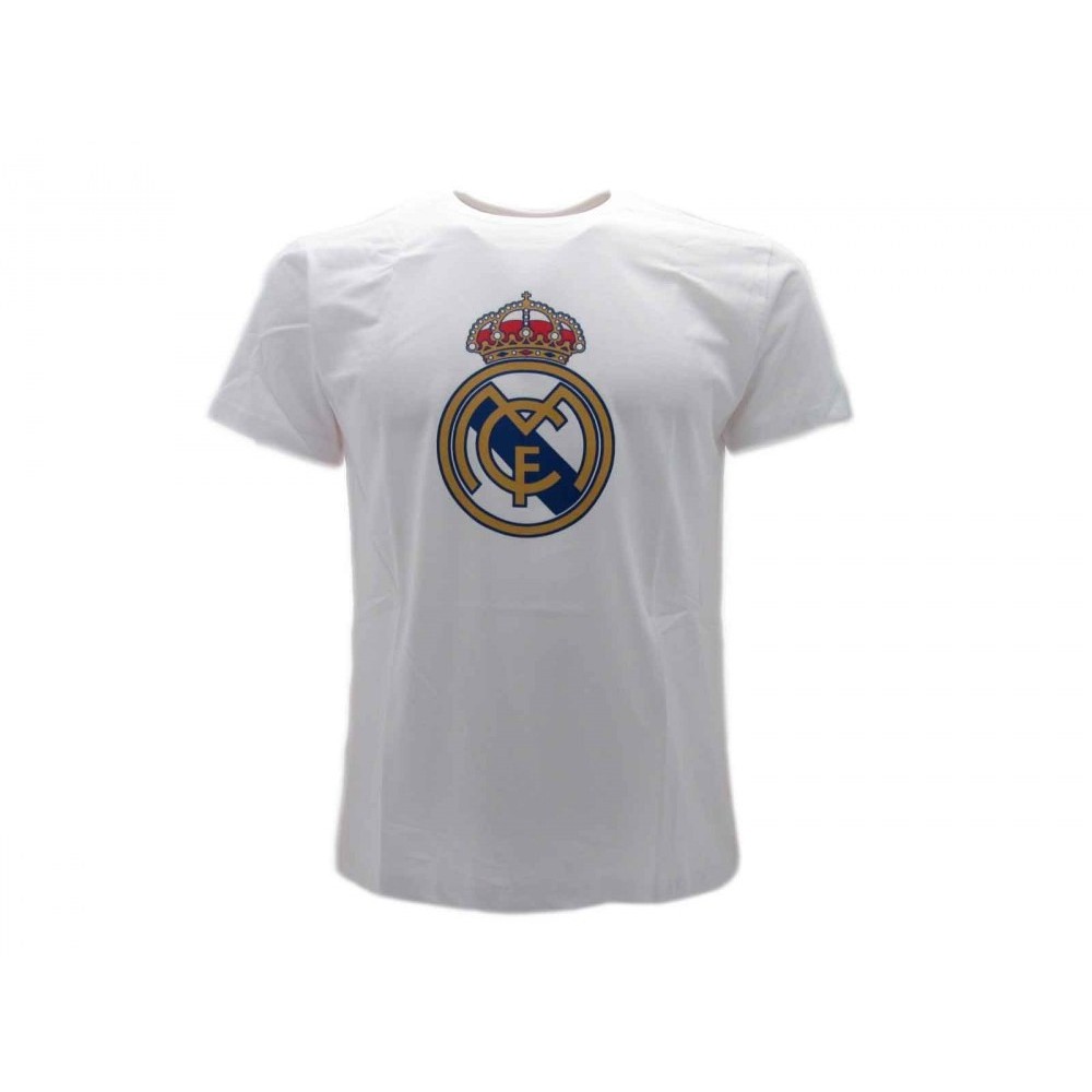 MAGLIA T SHIRT UFFICIALE REAL MADRID BIANCA