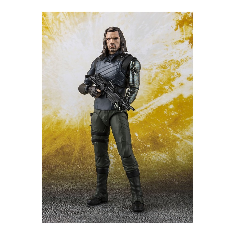 BANDAI AVENGERS INFINITY WAR - BUCKY + TAMASHII EFFECT IMPACT S.H. FIGUARTS ACTION FIGURE
